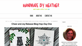 What Handmadebyheatherruwe.com website looked like in 2019 (4 years ago)