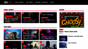 What Hiphopog.com website looked like in 2019 (4 years ago)