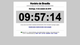 What Horariodebrasilia.org website looked like in 2019 (4 years ago)