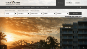 What Hotelverde.co.za website looked like in 2019 (4 years ago)