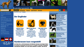 What Hunderassen.de website looked like in 2019 (4 years ago)