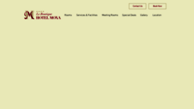 What Hotelmoxa.com website looked like in 2019 (4 years ago)
