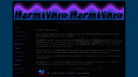 What Harmware.net website looked like in 2019 (4 years ago)