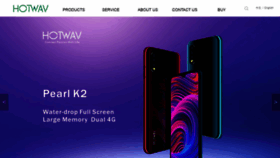 What Hotwav.com website looked like in 2019 (4 years ago)