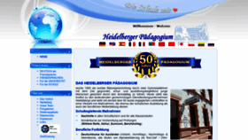 What Heidelberger-paedagogium.de website looked like in 2019 (4 years ago)