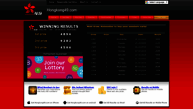What Hongkong49.com website looked like in 2019 (4 years ago)