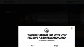 What Hyundaiaccent.com website looked like in 2019 (4 years ago)