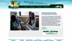 What Health.usf.edu website looked like in 2019 (4 years ago)