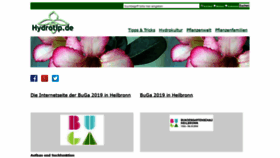 What Hydrotip.de website looked like in 2019 (4 years ago)