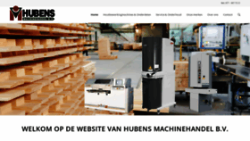 What Hubens.nl website looked like in 2019 (4 years ago)