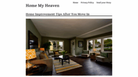 What Homemyheaven.co.uk website looked like in 2019 (4 years ago)