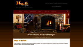 What Hearthdesignsllc.com website looked like in 2019 (4 years ago)