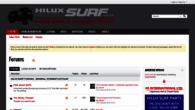 What Hiluxsurf.co.uk website looked like in 2019 (4 years ago)