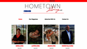 What Hometown-living.com website looked like in 2019 (4 years ago)
