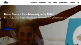 What Hypo-versicherung.at website looked like in 2019 (4 years ago)