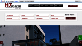 What H7imoveis.com.br website looked like in 2019 (6 years ago)