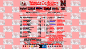 What Huskerj.com website looked like in 2019 (4 years ago)