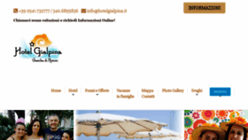What Hotelgialpina.it website looked like in 2019 (4 years ago)