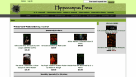 What Hippocampuspress.com website looked like in 2019 (4 years ago)
