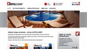 What Hotelcard.cc website looked like in 2019 (4 years ago)