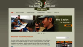 What Hamradioschool.com website looked like in 2019 (4 years ago)