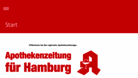 What Hamburgerapothekenzeitung.de website looked like in 2019 (4 years ago)