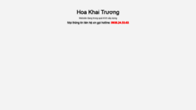 What Hoakhaitruong.com website looked like in 2019 (4 years ago)