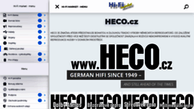 What Heco.cz website looked like in 2019 (4 years ago)