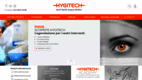 What Hygitech.it website looked like in 2019 (4 years ago)