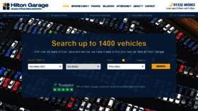 What Hiltongarage.co.uk website looked like in 2019 (4 years ago)