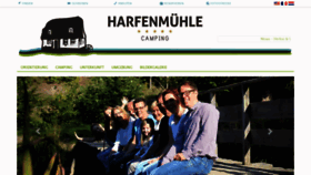 What Harfenmuehle.de website looked like in 2019 (4 years ago)