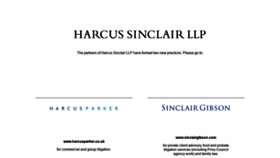 What Harcus-sinclair.co.uk website looked like in 2019 (4 years ago)