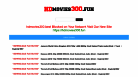 What Hdmovies300.fun website looked like in 2019 (4 years ago)