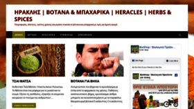 What Heracles.gr website looked like in 2019 (4 years ago)