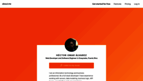 What Hectoromar.me website looked like in 2019 (4 years ago)