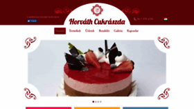 What Horvathcukraszda.hu website looked like in 2019 (4 years ago)