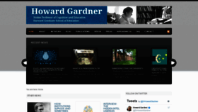 What Howardgardner.com website looked like in 2019 (4 years ago)