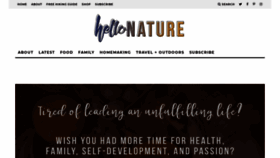 What Hellonatureblog.com website looked like in 2019 (4 years ago)