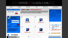 What Hyperfileshare.com website looked like in 2019 (4 years ago)