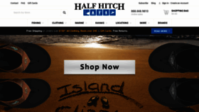 What Halfhitch.com website looked like in 2019 (4 years ago)