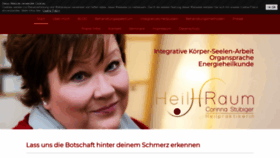What Heilraum-stuebiger.de website looked like in 2019 (4 years ago)