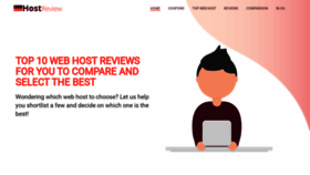 What Hostreview.in website looked like in 2019 (4 years ago)