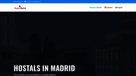 What Hostalmadrid.com website looked like in 2019 (4 years ago)