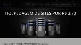 What Hospedameusite.com.br website looked like in 2019 (4 years ago)