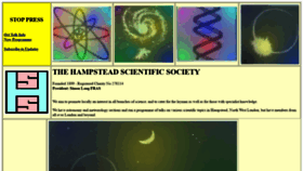 What Hampsteadscience.ac.uk website looked like in 2019 (4 years ago)