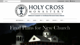 What Holycross-hermitage.com website looked like in 2019 (4 years ago)