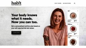 What Habit.com website looked like in 2019 (4 years ago)