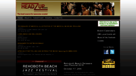 What Headzup-events.com website looked like in 2019 (4 years ago)
