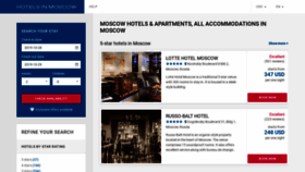 What Hotelsofmoscow.com website looked like in 2019 (4 years ago)