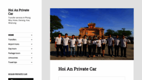 What Hoianprivatecar.com website looked like in 2019 (4 years ago)